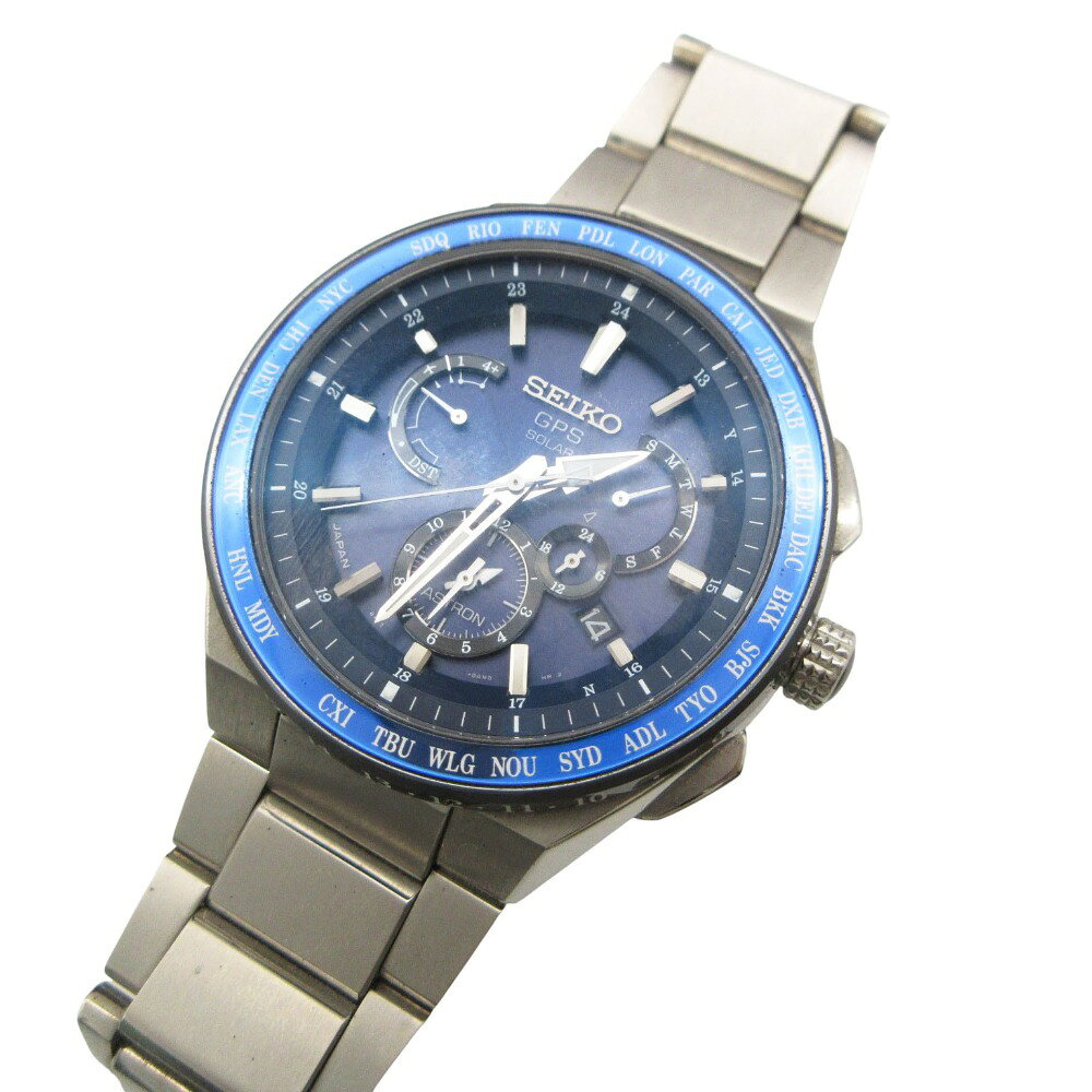 SEIKO セイコー 腕時計 アストロン エグゼクティブライン GPS ソーラー電波 ウォッチ シルバー メンズ 【中古】