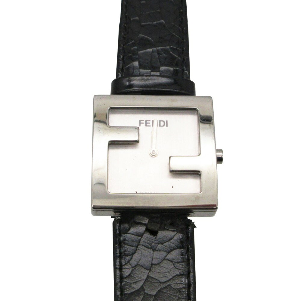ヴィンテージ FENDI フェンディ 腕時計 オロロジ OROLOG ズッカフェイス 030-4000L-298 クオーツ ウォッチ ブラック メンズ 【中古】