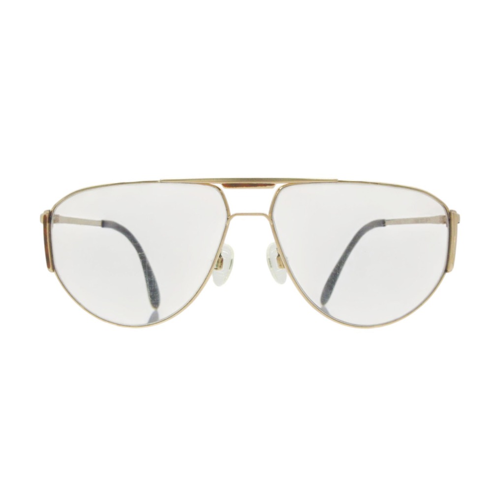 Rodenstock ローデンストック メガネ ツーブリッジ サイズ140 LIFESTYLE 度入り アイウェア ゴールド メンズ 【中古】