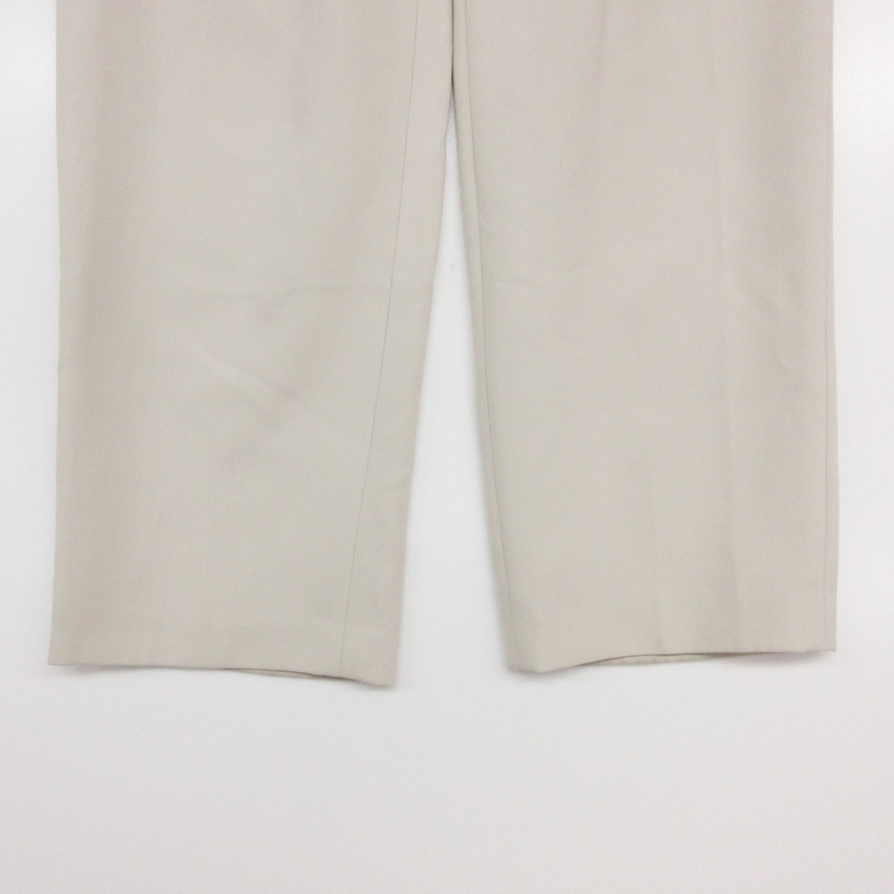 Mira Owen ミラオーウェン パンツ ベルト付 タック テーパード ボトムス 裏地付き アイボリー 1【S】 レディース 【中古】 comradebarge-10024980 コムレイドバージ楽天市場店 サンプル画像3
