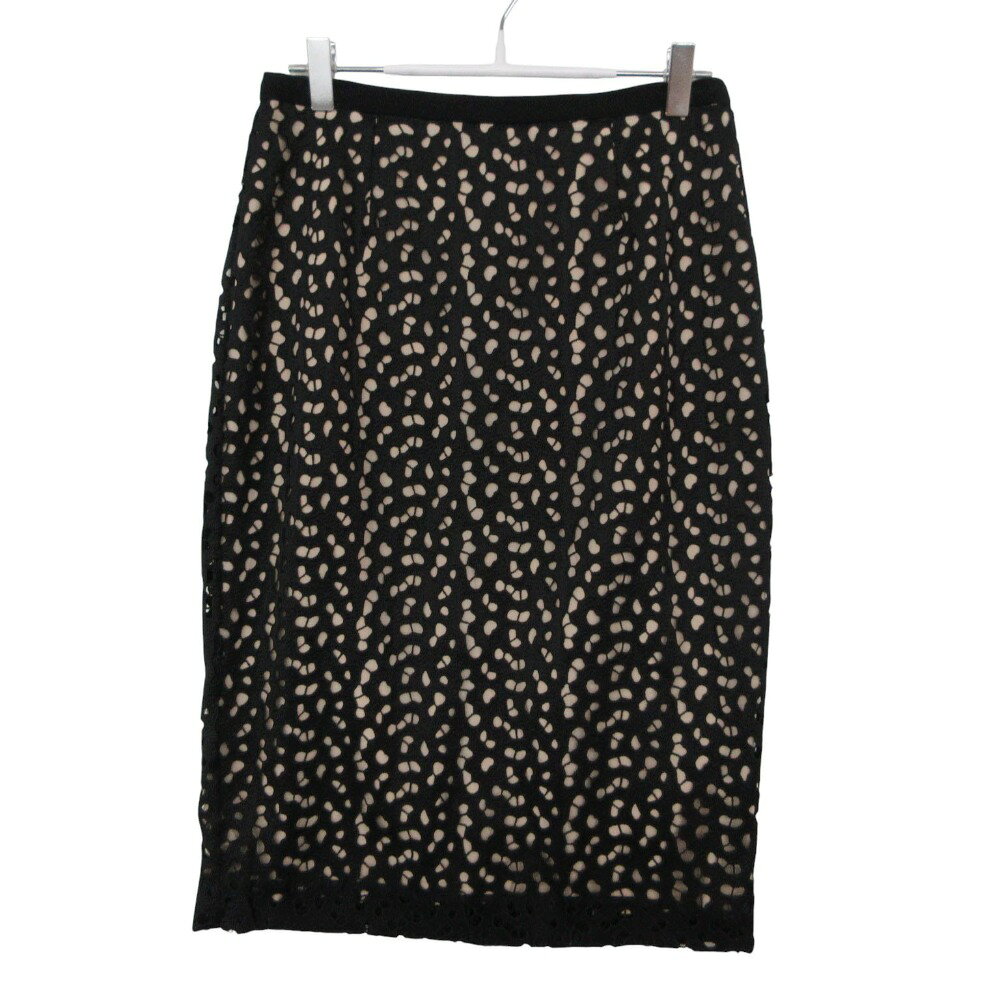 MaxMara STUDIO マックスマーラ ステュディオ スカート メッシュレース タイトロング ボトムス ブラック 40【M】 レディース 【中古】