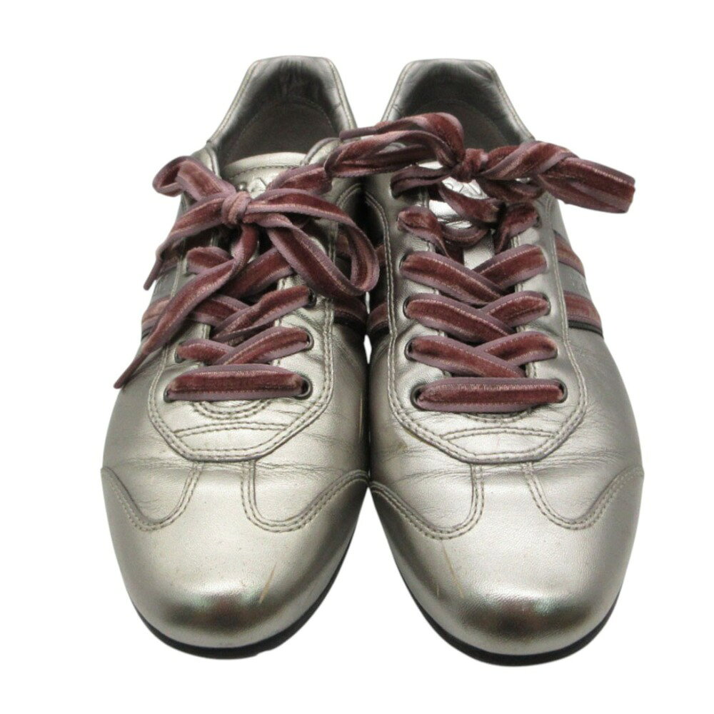 00s PRADA フラット バレエシューズ 迷彩 Y2K レディース