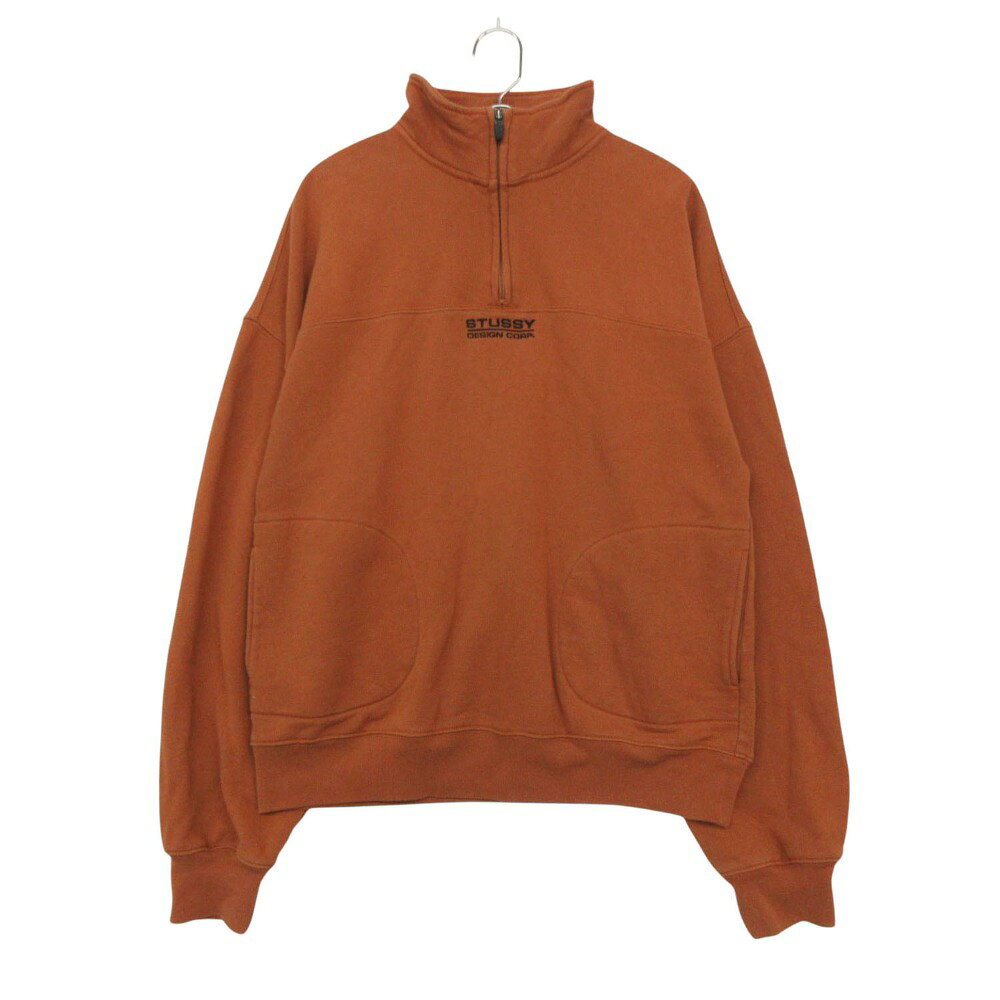 Stussy 赤 ハーフジップスウェット M 楽天市場】stussy ハーフジップ（メンズファッション）の通販