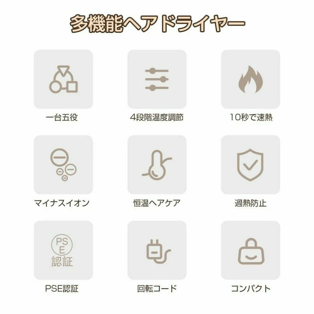 ヘアアイロン 5in1 カールアイロン カーリングアイロン カールヘアアイロン 巻き髪 ストレートアイロン ヘアスタイラー 5WAYヘアアイロン セラミックヘアアイロン 高温 ミニ 4段階温度調節 ヘアケア 10秒急速加熱 傷まない セラミックプ 2