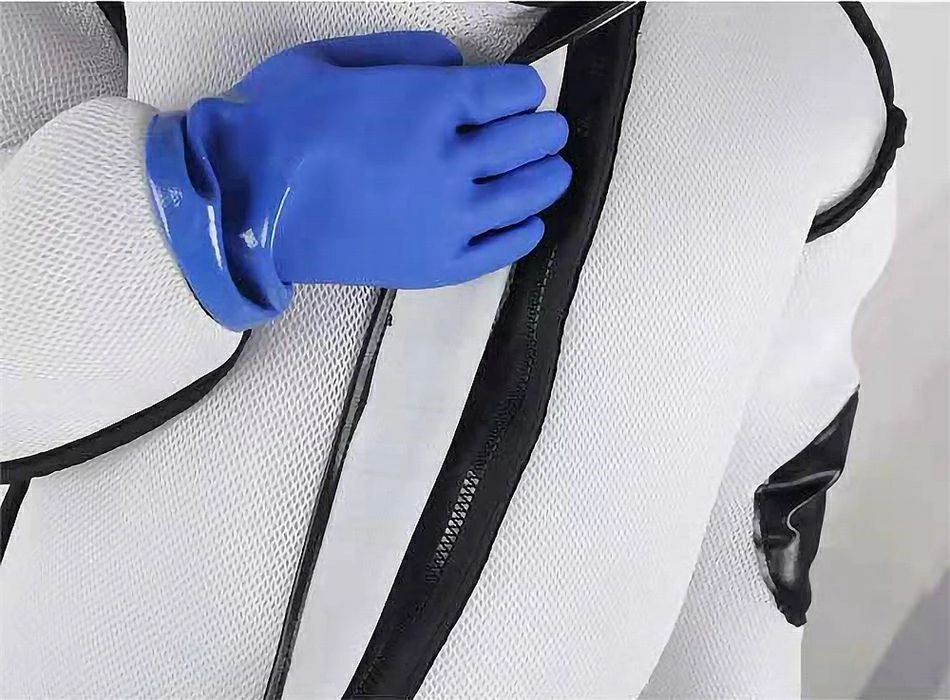 スズメ蜂 防護服 スズメバチ駆除用蜂防護服 フェイスネット付き 通気性 つなぎ服 ...
