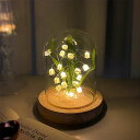 DIYユリのナイトライト ハンドメイド スズランの花 該当商品はDIY品でナイトライト ナイトライト シミュレーションフラワーランプ手つくり ガールズデコレーシ...