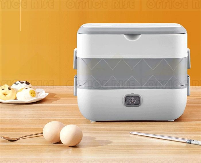 電気弁当箱 電熱弁当箱 電気炊飯器 1L 2L ポータブル サラリーマン 通勤 空焚き防止 スープ お粥 炊飯 密封保存 超軽量 ワンキーで操作 一人暮らし 省エネ 省電力 一人分 食器 調理器具弁当箱 大人用弁当箱 電気弁当箱 2段式 ご飯が炊ける弁当箱 電気ランチボックス comset-10003097 Comset 楽天市場店 サンプル画像2