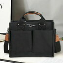 キャンバスバッグ 2way ショルダーバッグ 斜めがけ 大人 ハンドバッグ レディース キャンバス 帆布 バッグ トート 肩掛け 小さめ ミニ 大容量 a4収納 鞄 バック 軽い 軽量 おしゃれ かわいい 可愛い カジュアル シンプル 無地 ママ 通勤 通学 白 黒(4)
