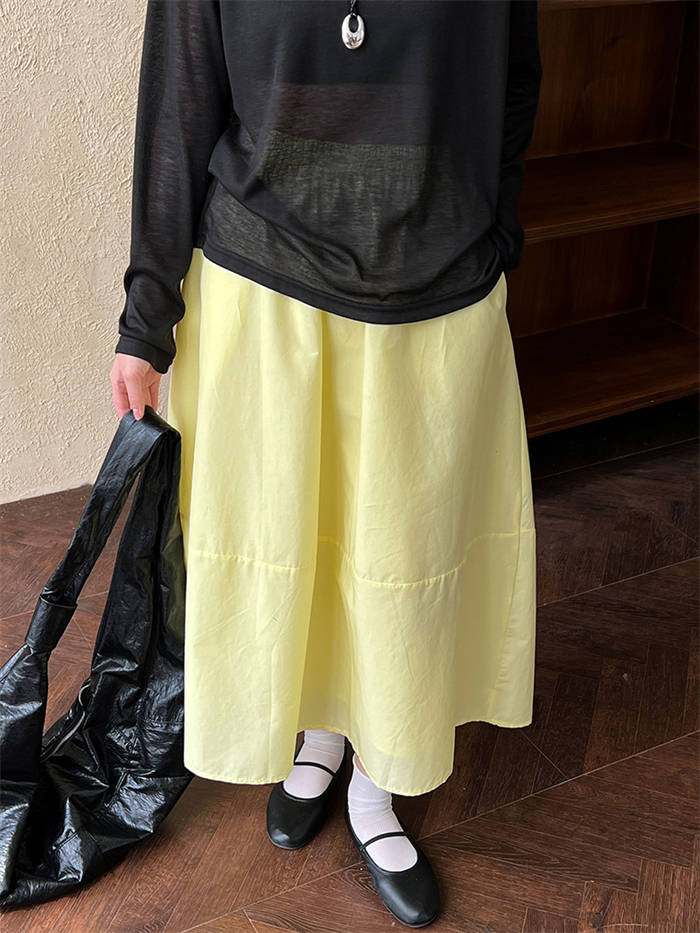 スカート レディース ボトムス ロングスカート フレアスカート 春 夏 マキシスカート ポケット コットンスカート 涼しい コットン 綿 無地 Aライン お洒落 ゆったり ウエストゴム カジュアル エレガント きれいめ 着回し 大きいサイズ 体型カバー 20代 30代 40代