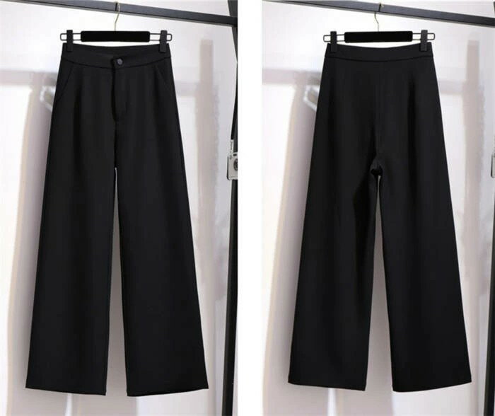 スラックス ワイド レディース ワイドパンツ レディース ボトムス 春 秋 ストレートパンツ イージーパンツ 美シルエット オリジナル ハイウエスト 着痩せ 着回し 定番 上品 きれいめ 通勤 オフィス 無地 30代 40代 50代 黒 ブラック 入園式 結婚式 送料無料