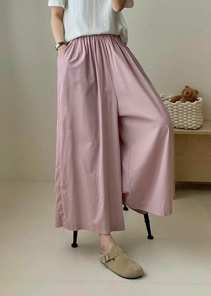 ワイドパンツ レディース 春夏 ストレート ボトムス ウエストゴム ストレートパンツ コットンパンツ 綿混 カジュアル 涼しい 爽やか 薄手 軽い シンプル 大きいサイズ 体型カバー 着痩せ ゆったり 部屋着 美脚 春 夏 秋 送料無料