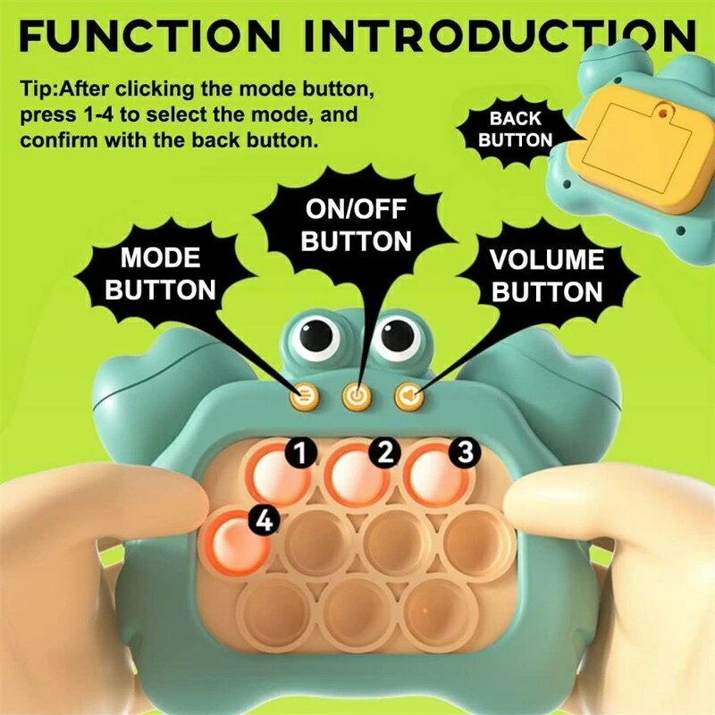 ゲーム Pop Pro It プッシュバブルストカニ Pop Fidget Toy Itレスライトアップおもちゃ スクイーズ玩具 プッシュポップ プッシュポップバブル そわそわおもちゃ ストレス解消と脳のエクササイズ用 不安防止 自閉症 スクイーズ感覚おもちゃ