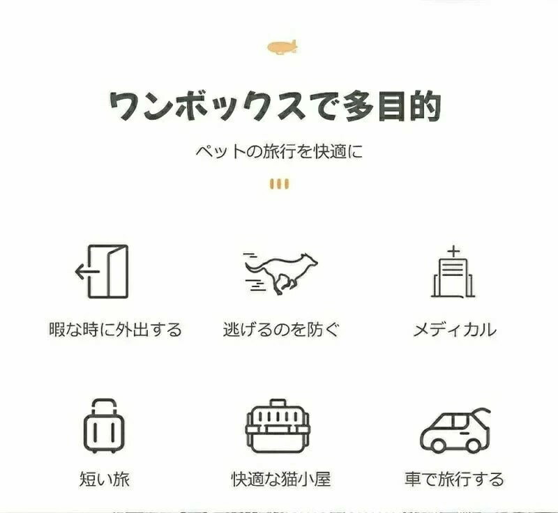 ペット キャリーケース 折りたたみ式　猫犬スーツケース 航空輸送ボックス 旅行犬小屋 ポータブル 猫ケージペット用品 輸送キャットドッグケージアウトボックス キャンピングキャリー　ペット旅行ケージ 小型犬 猫 48*30*32cm 5/10kgまで 3