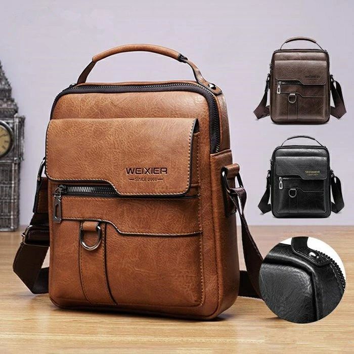 メンズ 新生活 レザーバッグ サコッシュバッグ ワンショルダー 斜めがけ 肩掛け PU ビジネス 仕事 男性用 敬老の日=