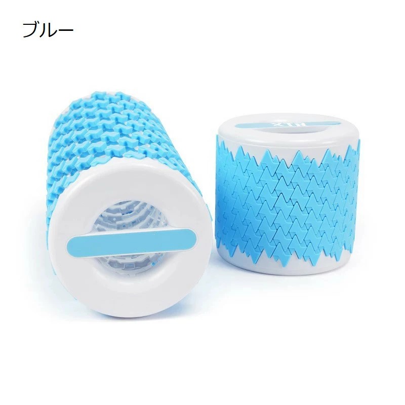 折りたたみ コンパクト フォームローラー 筋膜リリース ピラティス ストレッチ用道...