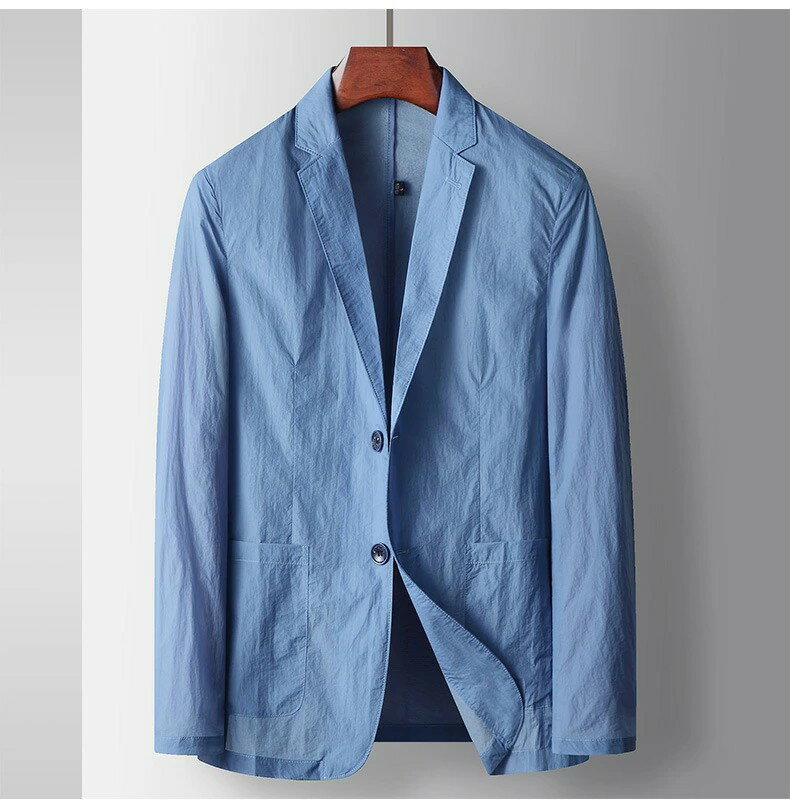 サマージャケット メンズ カジュアル ブレザー メンズ 春夏 薄手 UVカット メンズ ジャケット 大きいサイズ 紳士服 カジュアルスタイル ビジネス 日焼け防止 テーラードジャケット ゆったり風 アウター 夏服 冷房対策 メンズファッション プレゼント 3