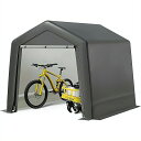 サイクルハウス 屋外収納物置 自転車置き場 サイクルポート バイクガレージ 1.8m*1.8m*1.8m サイクルガレージ 自転車 テント 保管 収納 物置 高...