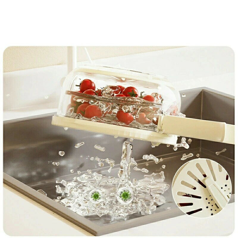 Drainers - 水切りボウル ボール ざる 便利グッズ 野菜水切り 果物 野菜 水切り 野菜水切り器 キッチングッズ キッチン 料理 調理器具 水きり サラダボウル ザル セット 家庭用品 日用雑貨 キッチンツール