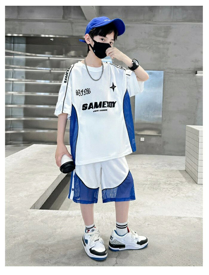 2025年新品発売！韓国 子供服 男の子 キッズ セットアップ 男の子 夏 Tシャツ ハー...