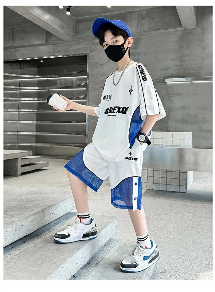 2025年新品発売！韓国 子供服 男の子 キッズ セットアップ 男の子 夏 Tシャツ ハー...
