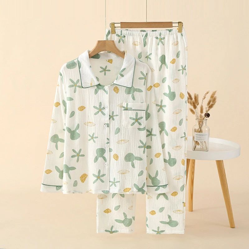 Room Wear - パジャマ レディース 長袖 綿 上下セット ルームウェア 入院用 プレゼント用 部屋着 吸汗速乾 通気 肌に優しい