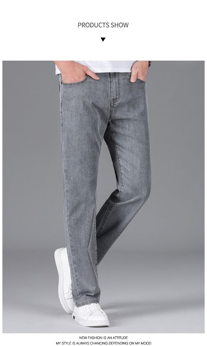 デニムパンツ メンズパンツ 薄手 長ズボン 無地 若者 普段着 Gパンツ 大きいサイズ ロングパンツ ジーパンツ ストレートパンツ イージーパンツ カジュアルパンツ 男性 ボトムス 春服 夏服 秋服