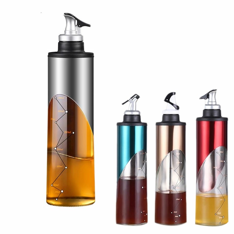 オイルボトル　オイルポット　650ml 　醤油差し 油差し オイル差し　調味料入れ　　ガラス　おしゃれ　..