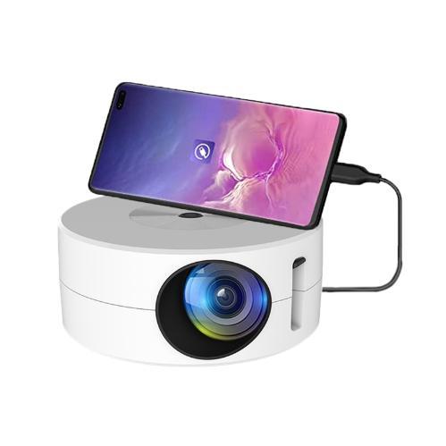 Comset 楽天市場店の2025モデル新登場 プロジェクター 小型 天井 家庭用 1080P フルHD対応 USB給電 ミニ ポータブル ミニプロジェクター スピーカー内蔵 ホームプロジェクター 壁 DVD コンパクト 軽量 子供 クリスマス プレゼント｜アングル3