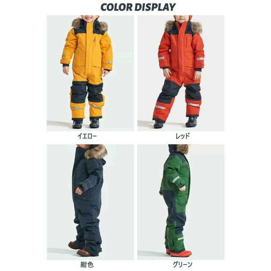 スキーウェア キッズ 超撥水 上下 セパレート 男の子 女の子 80 90 100 110 120 130 140 150 160cm サイズ調整可 子供服 スノーボードウェア 冬 雪遊び 2