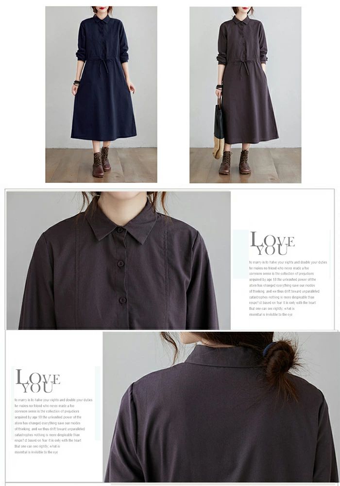 春新作ワンピース レディースワンピース春 シャツワンピース リネンワンピース 春ワンピース Aラインワンピース きれいめ 大人ワンピース 春 ゆるワンピース ロングワンピース 大きいサイズワンピース おしゃれ 通勤 通学