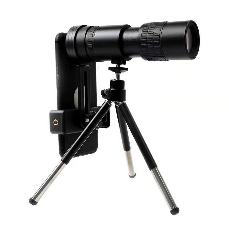 単眼鏡 望遠鏡 10-300x40軍用望遠鏡-4K 高倍率 ズーム式 高解像度 高透過率 手ぶれ防止用 三脚付き 防水霧 耐衝撃望遠鏡 使用簡単 軽量 コンパクト 携帯便利 観戦/観察/運動会/コンサート/スポーツ観戦/天体観測/山登り/お釣り/アウトドアに最適 3