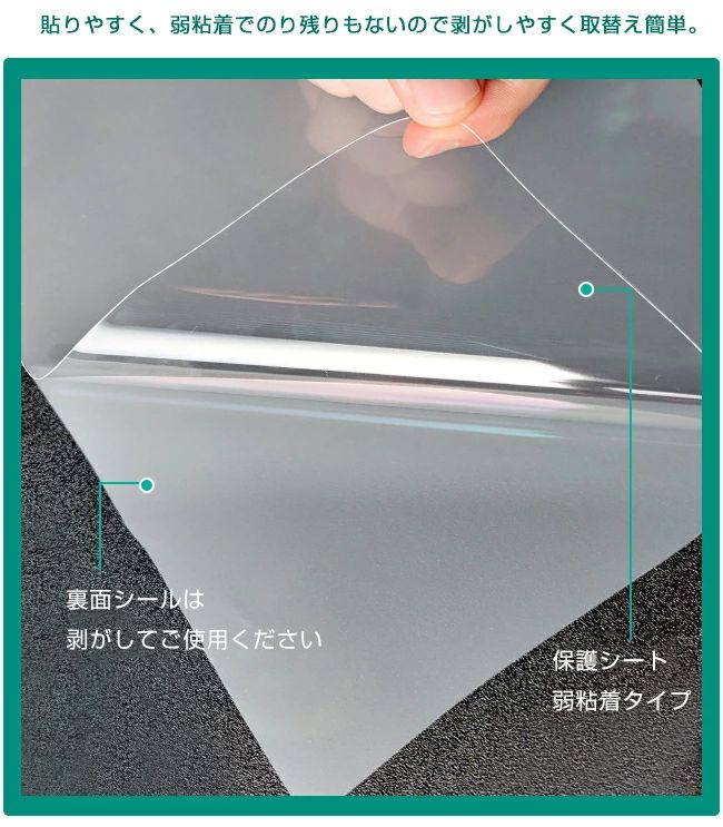 キッチンシート 保護シート 透明 60cm x...の紹介画像3