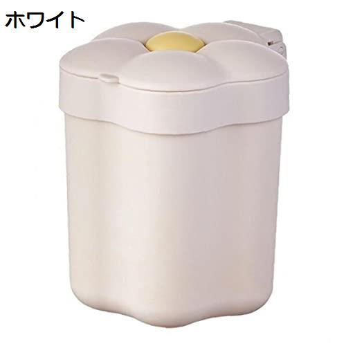 かわいい 花 ミニ 卓上ゴミ箱 ゴミ箱 蓋付き フリップゴミ箱 小さなゴミ箱 コーヒーテーブル デコレーション