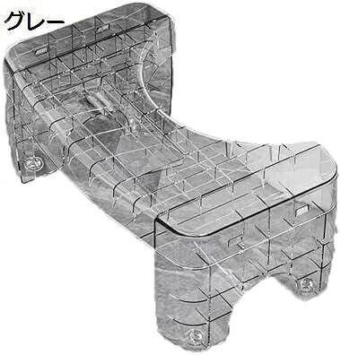 　　　 ◆◇◆人気の秘密◆◇◆ 【商品仕様】サイズ(約)：40*22*17=幅40×奥22×高17cm、素材：ポリプロピレン（人工測量なので、多少の誤差がある場合がございます） 背骨と太ももが35°になるような姿勢を促し、スムーズなお通じをサポートするトイトレ。 ホワイトの落ち着いたカラーと丸く加工された角がデザインのこだわり。トイレ以外の場所でも使いやすく、安定感があります。 大便を出しやすくする気張り台としてだけでなく、歯磨き台や踏み台としても活躍する多目的トイレ用トイトレ。 トイレ用洗剤で丸洗い可能で、清潔を保つことができます。使わない時も邪魔にならず、シンプルで便利なアイテムです。 　　　◆◇◆注意事項◆◇◆ご覧のモニターの環境、撮影環境により実物と色味が異なって見える場合がございます。湿った状態で他のものと擦り合わせると色が移る恐れがあります。濃色品の洗濯時は、白色、淡色と分けて洗ってください。説明 "多機能 トイレ踏み台 - 高さ17cm グレー 踏み台 足置き台 - 滑り止め付き ステップスツール - キッチンやトイレトレーニングに最適 - 収納便利な簡易家具"【商品仕様】サイズ(約)：40*22*17=幅40×奥22×高17cm、素材：ポリプロピレン（人工測量なので、多少の誤差がある場合がございます） デザインのこだわり！落ち着いたホワイトカラーでシックなインテリアにもしっくり 背骨と太ももが35°に！スムーズなお通じを促すシンプルで安定感あるデザイン 多用途に活躍！トイレでの使用だけでなく、歯磨き台や収納台としても使える便利アイテム トイレ用洗剤で丸洗い可能！清潔に保てる便利な気張り台、踏み台、収納台のセット