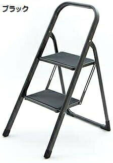 　　　 ◆◇◆人気の秘密◆◇◆ 【サイズ】約41×57×79.5 【材質】スチール?シート：ポリプロピレン/脚キャップ：ポリエチレン/表面加工：エポキシ樹脂塗装 ポリプロピレン製のシートで快適な座り心地を提供します。 エポキシ樹脂塗装で美しい仕上がりと防錆効果を実現しました。 施工に手間暇かからず、簡単に組み立てられるので即座にご利用いただけます。 　　　◆◇◆注意事項◆◇◆ご覧のモニターの環境、撮影環境により実物と色味が異なって見える場合がございます。湿った状態で他のものと擦り合わせると色が移る恐れがあります。濃色品の洗濯時は、白色、淡色と分けて洗ってください。説明 【プロ仕様】スチール製 フォールディングステップ 2段 ブラックカラー (41×57×79.5cm) - コンパクトで頑丈な踏み台【サイズ】約41×57×79.5【材質】スチール?シート：ポリプロピレン/脚キャップ：ポリエチレン/表面加工：エポキシ樹脂塗装 多彩な用途：ダイニングチェアとしてだけでなく、オフィスやリビングルームでの使用もおすすめです。 組み立て簡単：工具不要で簡単に組み立てられ、すぐに使用できます。 使いやすさ抜群：コンパクトなサイズで、どんなスペースにも違和感なく溶け込みます。