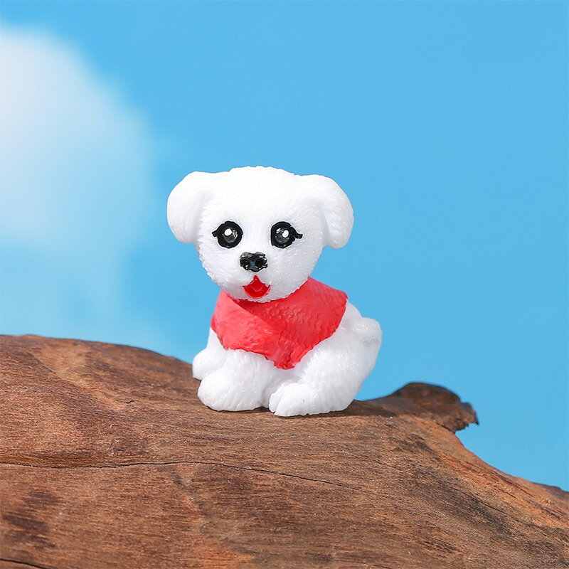 置物 ミニチュア 犬 ガーデニング 雑貨 かわいい リアル 盆栽飾り 庭 芝生 部屋 装...