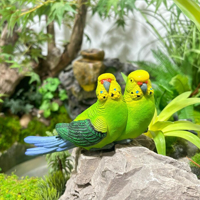 楽天市場】つがい 鳥 置物の通販