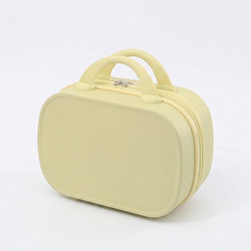 Carry Cases - コスメポーチ バニティケース ミニ ミニケース 収納 メイクバッグ 旅行 出張 収納ボックス ハードケース 耐衝撃性 コンパクト 14インチ 軽量 小物入れ スーツケース