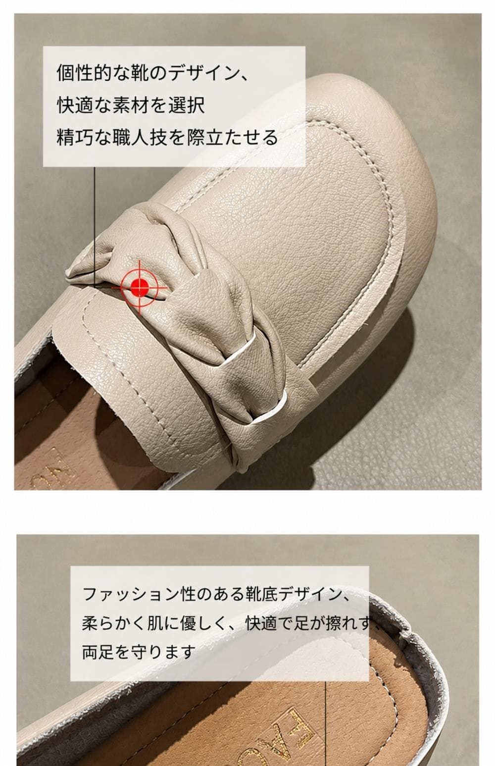 ミュール レディース つま先あり 外履き バブーシュ スクエアトゥ ぺたんこ サンダ...