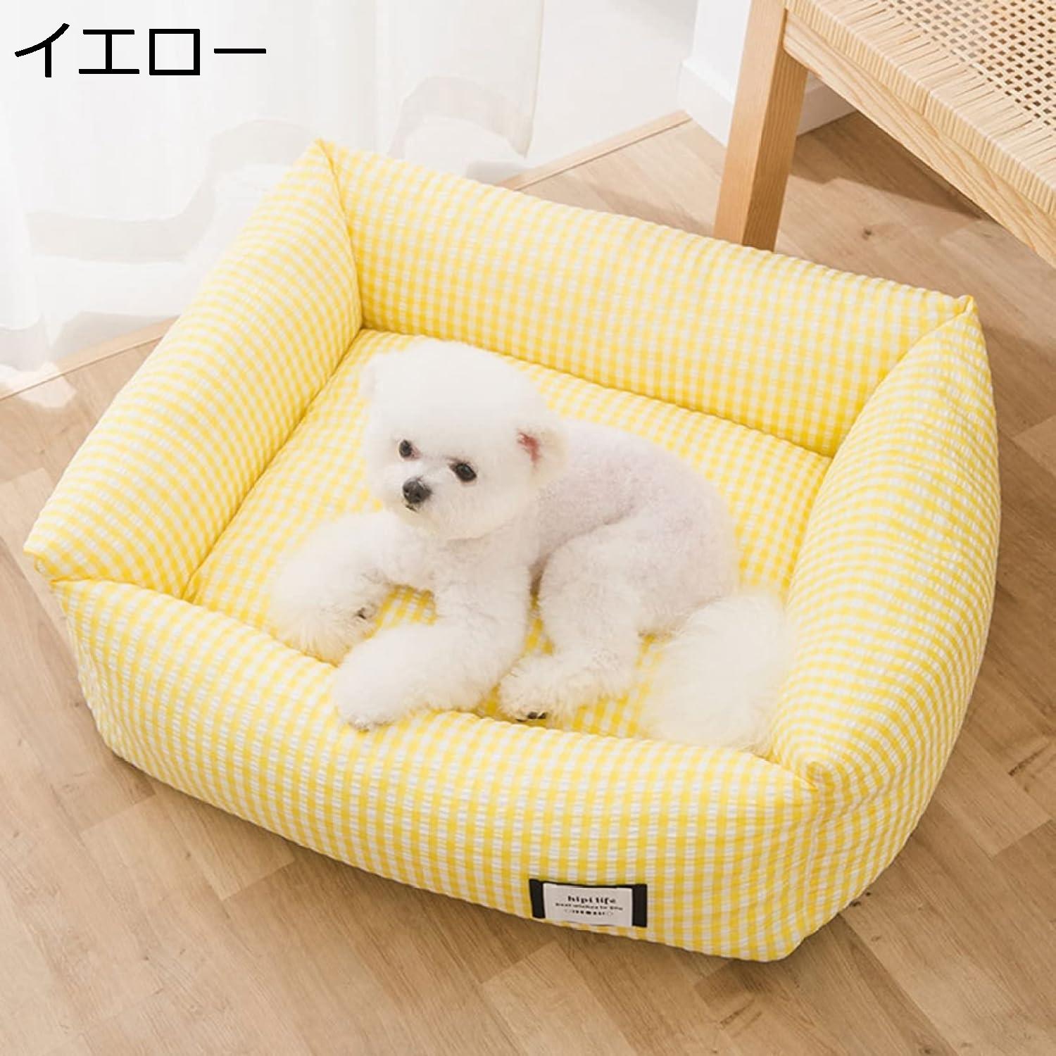 ペットベッド　ペットソファ　猫　犬　小型犬/中型犬/猫用　猫キャリー　犬キャリー　ふわふわ　もこもこ　柔らかい　冬用　春夏　通年　耐久性　コットン製　洗える　耐噛み　滑り止め　ペットクッション　ペット布団　おしゃれ　ペット用品　取り出しカバー