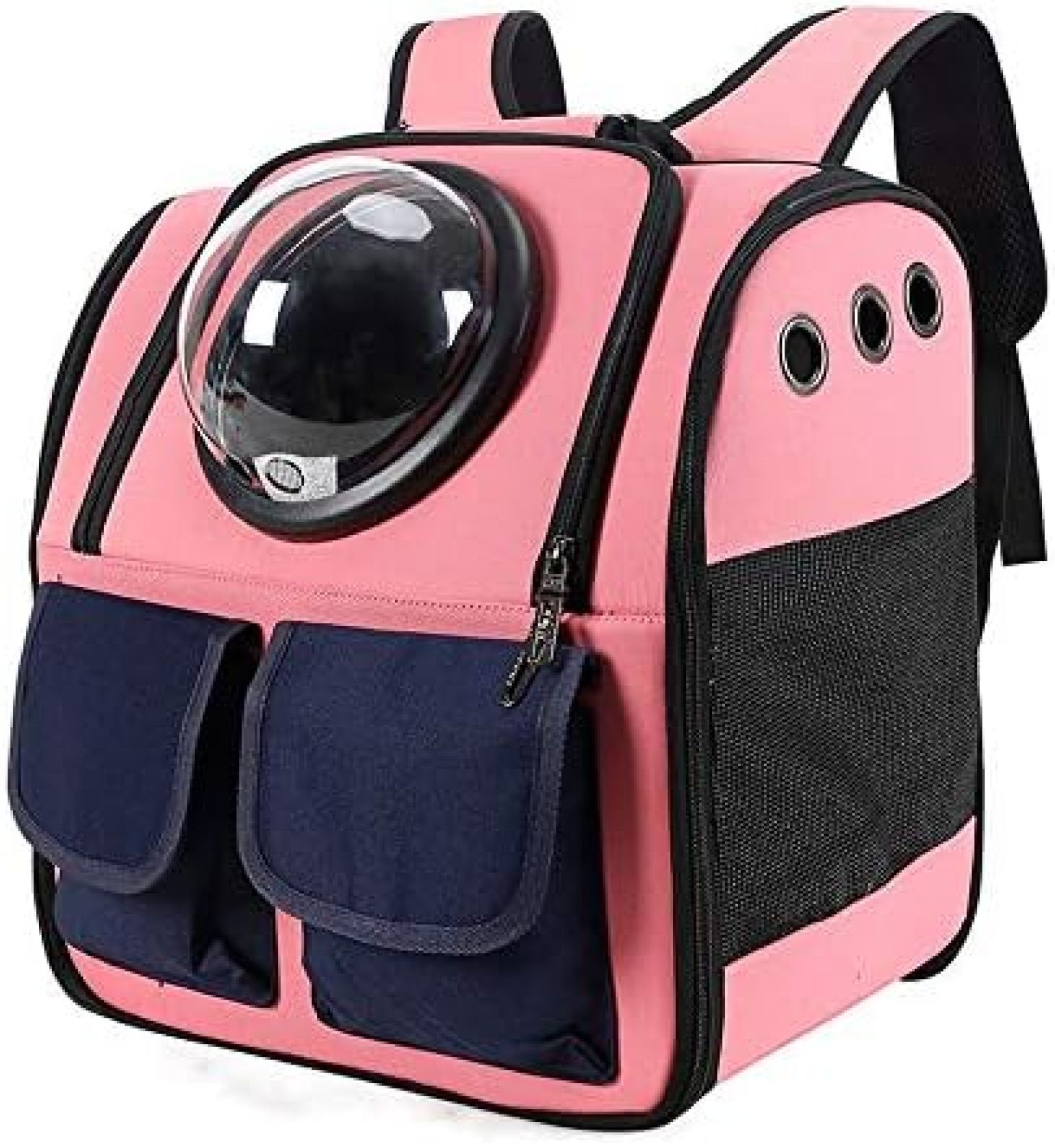 　　　 ◆◇◆売れている秘密◆◇◆ 高品質なオックスフォード生地とPUレザーで作られたペット用バックパック！簡単にお手入れができ、丈夫で環境に優しい素材を使用しています。 調節可能なショルダーストラップで快適性を重視！幅広いデザインとショルダーパッドで負荷を軽減し、バックパックの安定性を保ちます。 上下2本の格納式バックルがショルダーストラップのズレを防ぎ、快適なペットの背負い方をサポートします。 ペットの快適さを考えた設計！内蔵のフック牽引ロープで逃げるのを防ぎ、安全にお散歩を楽しんでもらえます。 機能性とスタイリッシュさを兼ね備えたペット用バックパック！水に強く、傷がつきにくい素材で、ペットとのお出かけをサポートします。 　　　◆◇◆注意事項◆◇◆ご覧のモニターの環境、撮影環境により実物と色味が異なって見える場合がございます。湿った状態で他のものと擦り合わせると色が移る恐れがあります。濃色品の洗濯時は、白色、淡色と分けて洗ってください。説明 「魔法のような通気性を備えたペット用バックパック - 大容量でポータブルなペットキャリーバッグ (ピンク色, 34x38x25cm)」 【調節可能なショルダー ストラップ】幅の広いデザインと調節可能なショルダー パッドが負荷を軽減し、快適性を高めます。 【安定性と耐久性】上下2本の格納式バックルがショルダーストラップのズレを防ぎ、バックパックの安定性を保ちます。 【高品質素材】高品質のオックスフォード生地とPUレザーが使用されており、雑巾や光布で簡単にきれいにすることができます。 【ペットの健康を考慮】内蔵のフック牽引ロープはペットの逃げるのを防ぎ、ペットが快適にリラックスできる環境を提供します。 【環境にやさしい】防水で傷がつきにくく、環境にやさしい素材で作られており、非毒性で非刺激性です。