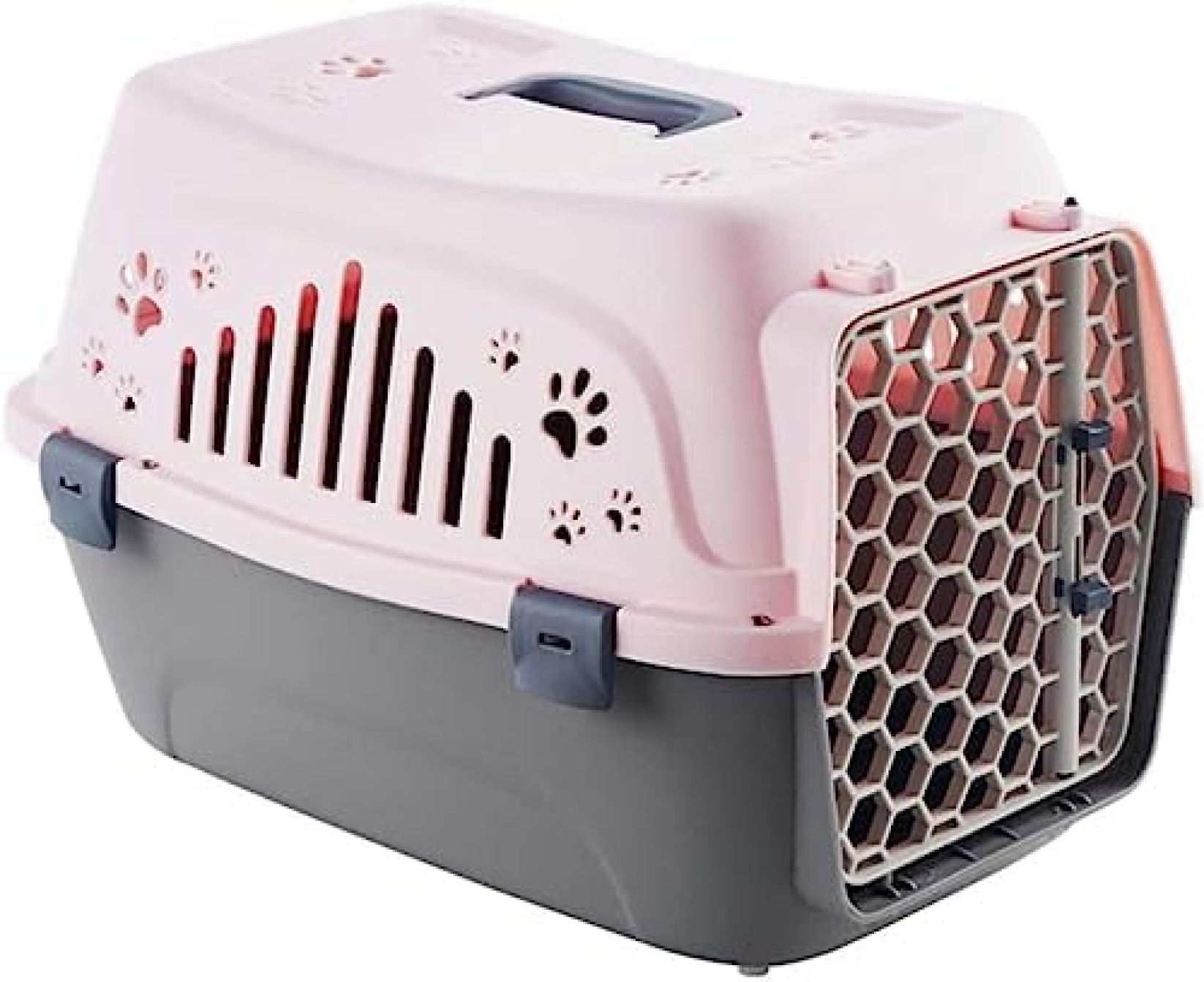 　　　 ◆◇◆売れている秘密◆◇◆ 小型犬や猫のための理想的な居場所：このペットキャリアは、快適で安全な環境を提供し、小型犬や猫に最適なサイズ設計となっています。 便利な両開き扉：つまみが2か所についているため、左右どちらからでも開閉可能。市販の南京錠を取り付けて、不意な開閉を防止することもできます。 ケネルの安定性：付属のネジで上下を固定し、補強することができるため、安定性が高く、ペットが快適に過ごせます。 小型犬や猫におすすめ：チワワやトイプードルなどの小型犬やおもちゃの犬種に最適。ペットのための快適さと安全を重視した商品です。 人気アイテム：小型犬や猫を飼っている方にとって重要なアイテムであり、安心して使える商品だと好評です。 　　　◆◇◆注意事項◆◇◆ご覧のモニターの環境、撮影環境により実物と色味が異なって見える場合がございます。湿った状態で他のものと擦り合わせると色が移る恐れがあります。濃色品の洗濯時は、白色、淡色と分けて洗ってください。説明 【超魅力的】ペットキャリーバッグ 46*31*33cm | 変形しない | 通気性抜群 | 引っ掻き傷に強い | ピンク色 | 車載/ドライブ/キャンピング/旅行/通院/災害避難に最適 | 猫/小型犬/うさぎ用 | ショルダー付き 南京錠が取り付け可能な便利な両開き扉：左右どちらからでも開閉可能。安全を確保し、犬や猫の居場所を快適にする。 ネジでケネルを固定：上下をしっかりと固定し、安定性を向上。小型犬やおもちゃの犬種に最適。 高品質な素材を使用：丈夫で耐久性があり、長期間使用できる。 組み立て簡単：付属の取扱説明書に従って手軽に組み立てることができる。 コンパクトなサイズ：46 * 31 * 33cmというコンパクトなサイズで、室内に置いても邪魔にならない。