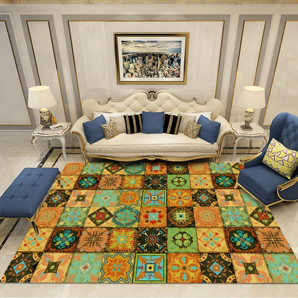 　　　 ◆◇◆売れている秘密◆◇◆ 【仕様】サイズ：80*120cm 100*160cm 120*180cm 140*200cm 160*230cm 180*240cm 180*280cm 200*260cm 200*300cm　 機能：防音〜防ダニ〜抗菌〜消臭　洗える、上質の材料、抗菌防臭、滑り止め付き、防音、保温、手洗い エントランスマット 玄関マット オールシーズン対応 【デザイン?素材】華やかなロイヤルパレスデザインで、部屋の飾り付けとしても素敵なアイテムです。ポリエステル素材で耐久性、耐磨耗性に優れています。エコで上質、抗菌防臭、防ダニ機能も付きます。 【改良の滑り止め、安定性＆機能性が高く】カーペットの反面には滑り止め加工され、室内の転倒が防止でき、フローリングに敷いても踏み上げして心地良い感じます。また、裏一面に不織布を使用し、フローリングなどの床を傷付けにくくしました。お子さんやお年寄りも安心で使います。 【抗菌加工】抗菌加工があり、カビ&amp;虫に対する抵抗性を持ちます。肌触りが柔らかい、皮膚との直接接触も安全です。毛足が短いのでゴミが絡みにくく、掃除機での掃除が簡単に行えます。 【適用範囲が広い＆プレゼント最適】：ベッドの辺、玄関、和室や客間、リビング、ダイニングなどの人が集まる空間や、寝室、書斎、プライベー トルームといった落ち着きを演出する空間などにもぴったりです。マットの可愛い花模様のデザインで気軽くに新しい雰囲気を演出できますよ。ご自宅の装飾品として或いは友達や同僚へのプレゼントとしても非常に適しています！ 商品発送のタイミング：通常、ご注文から2〜3日営業日内を目安にご発送致しております。 商品到着のタイミング：通常、ご発送から6〜8日営業日以内に到着いたします。 土曜?日曜?祝日?繁忙期明けには配送が混雑いたしますので、お届け時間は多少前後する場合がございます。納期の確認等はごメールにてお気軽にお問い合わせ下さいませ。 　　　◆◇◆注意事項◆◇◆ご覧のモニターの環境、撮影環境により実物と色味が異なって見える場合がございます。湿った状態で他のものと擦り合わせると色が移る恐れがあります。濃色品の洗濯時は、白色、淡色と分けて洗ってください。説明 -