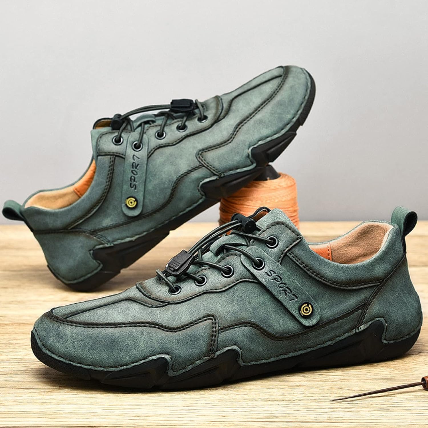 Nartoostonのローファー メンズ 革靴 ドライビングシューズ メンズ 軽量 スリッポン モカシン メンズシューズ 通気性 カジュアルシューズ 学生靴 通勤 デッキシューズ 男子 柔らか アウトドア カジュアルシュー｜アングル3
