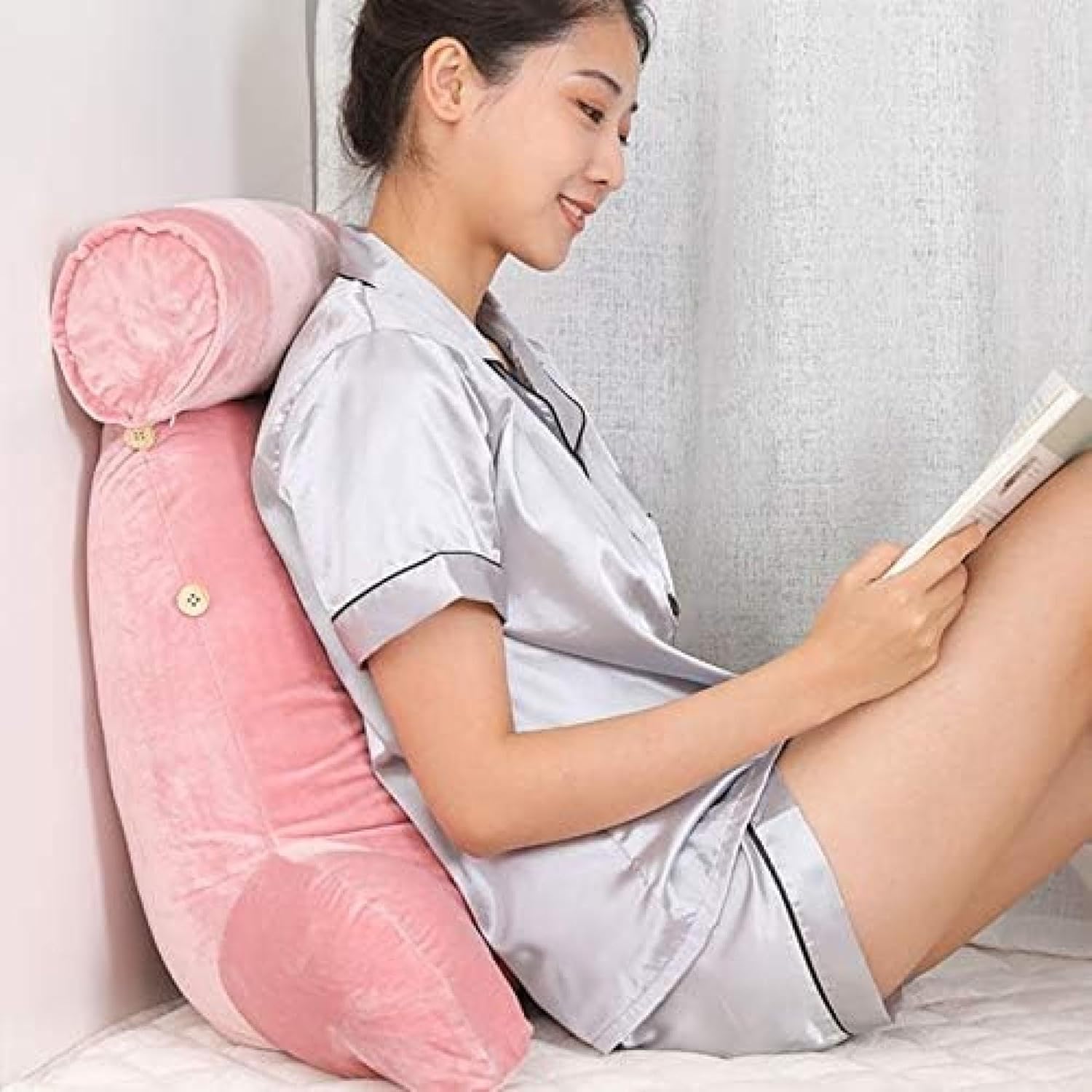 椅子 腰枕 枕 クッション 高反発 背もたれ 脚上げ 足上げ プレゼント用 二人掛け ...