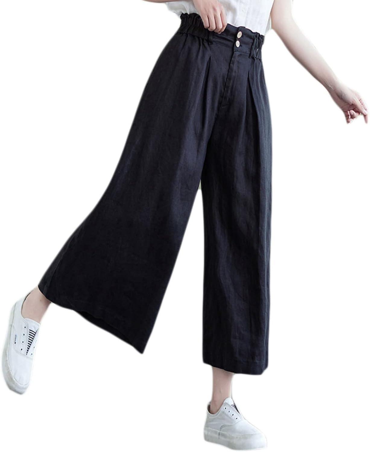 　　　 ◆◇◆売れている秘密◆◇◆ 【春夏にピッタリな爽やかな素材】ポリエステルのように足に絡みつく感じが少ない綿麻混素材なので足さばきもよく機能性もバツグン。汗ばむ季節にぴったりです。 【両サイドにポケット】ポケット付きだから物の収納に便利。切り替えを利用しているから見た目もすっきり。 弊店の商品は注文後の7日-10日で届けます。祝日になると出荷時間が少し遅くなります。ご理解してください。 【ドレープ性】良好な手触りと懸垂性で、歩くたびにボトムスがより飄々として見えます。完全に輪郭女性の曲線が流線形状を維持します。 【ウエストゴムでストレスフリー】ウエスト周り1周グルっとゆったりゴム。グーンと伸びるので、フリーサイズで着用して頂けます。お腹いっぱい食べても楽ちんです。 【春夏秋多用途】普段使いはもちろん、通勤や通学、仕事や学校、ママコーデ、散歩やお子様の送迎、デートや記念日、食事会や女子会、お呼ばれやイベント、旅行やアウトドア、部屋着やパジャマ、ルームウェアなど様々なシーンで大活躍します。 　　　◆◇◆注意事項◆◇◆ご覧のモニターの環境、撮影環境により実物と色味が異なって見える場合がございます。湿った状態で他のものと擦り合わせると色が移る恐れがあります。濃色品の洗濯時は、白色、淡色と分けて洗ってください。説明 -