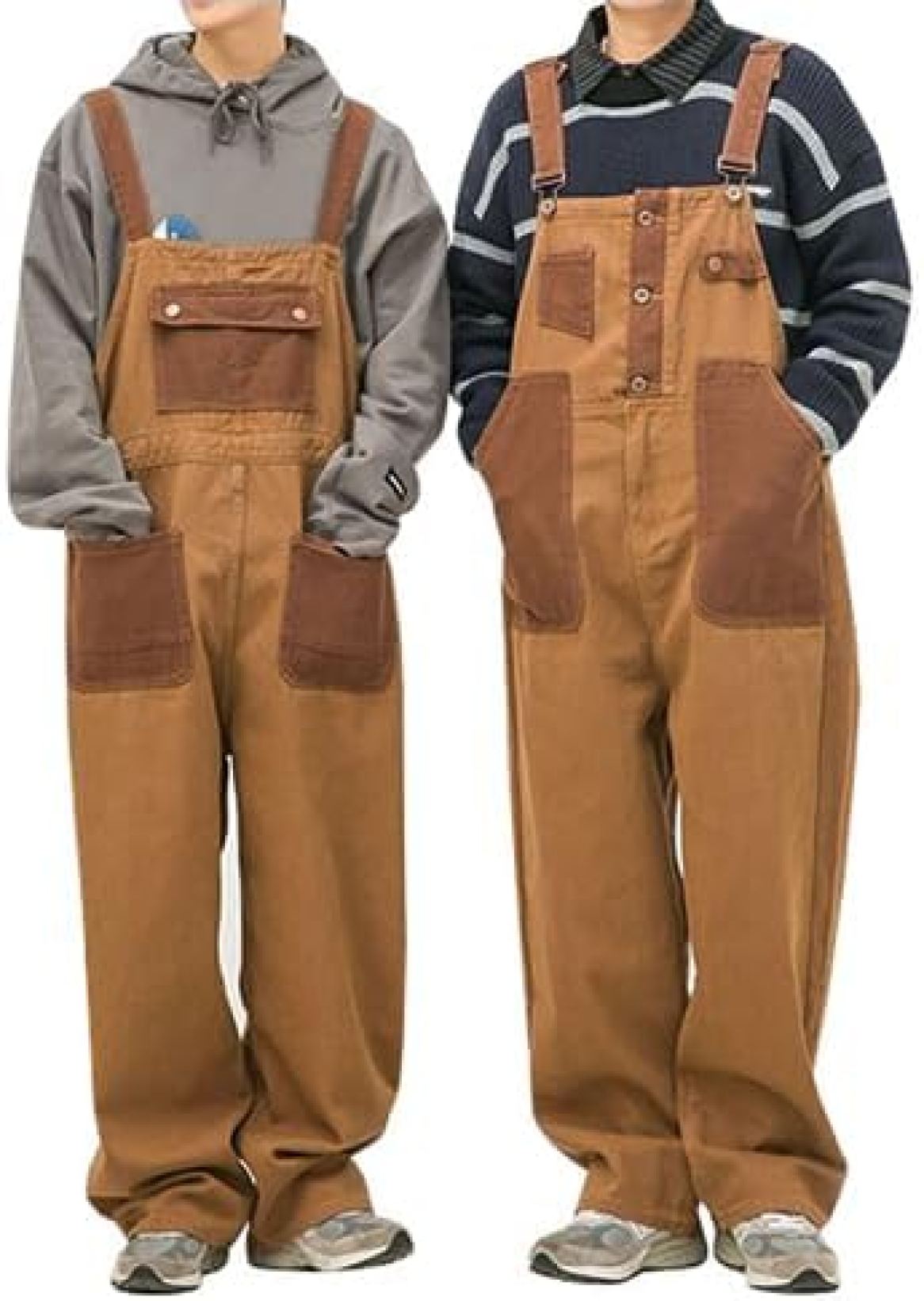 サロペット オーバーオール メンズ オールインワン ワイドパンツ つなぎ カーゴパンツ 両面着 サスペンダージーンズアメカジ ゆったり カジュアルパンツ 作業服 大きいサイズ