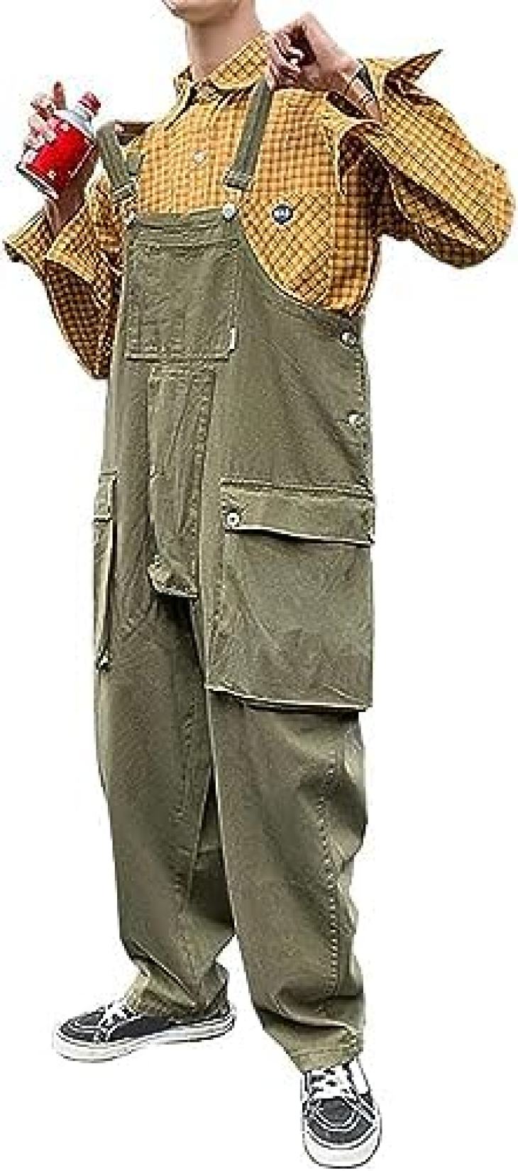 オーバーオール メンズ ズボン サロペット ワークパンツ オールインワン つなぎ 作業服 ングパンツ ゆったり 大きいサイズ 体型カバー カジュアル おしゃれ 男女兼用