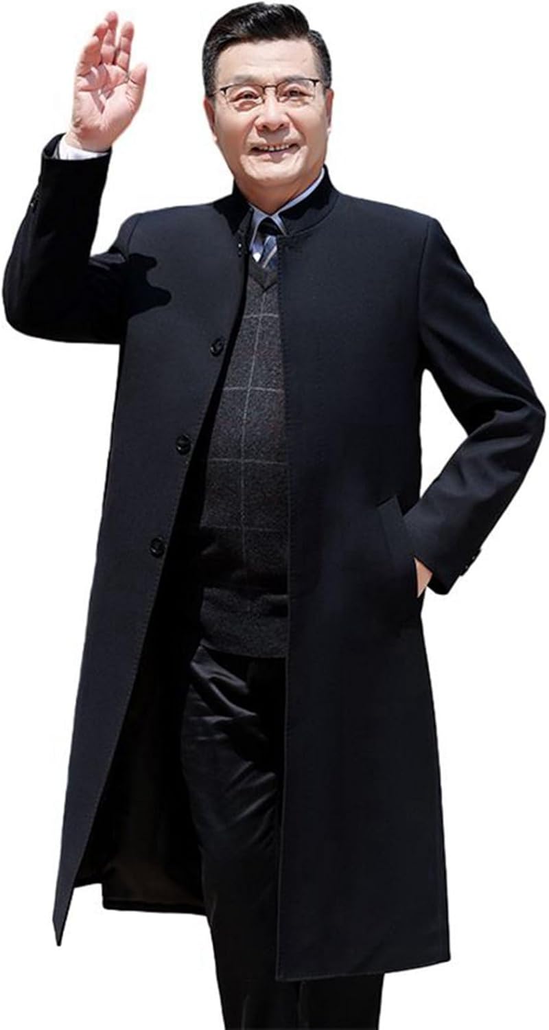 スプリングコート メンズ シニアアウター ロングコート 男性用 ジャケット カジュアル ビジネス フォーマル 通勤 アウター 薄手 防風 シンプル 紳士服 大きいサイズ 羽織り 30代 40代 50代 comsys-r-10066738 Nartooston パッケージ画像
