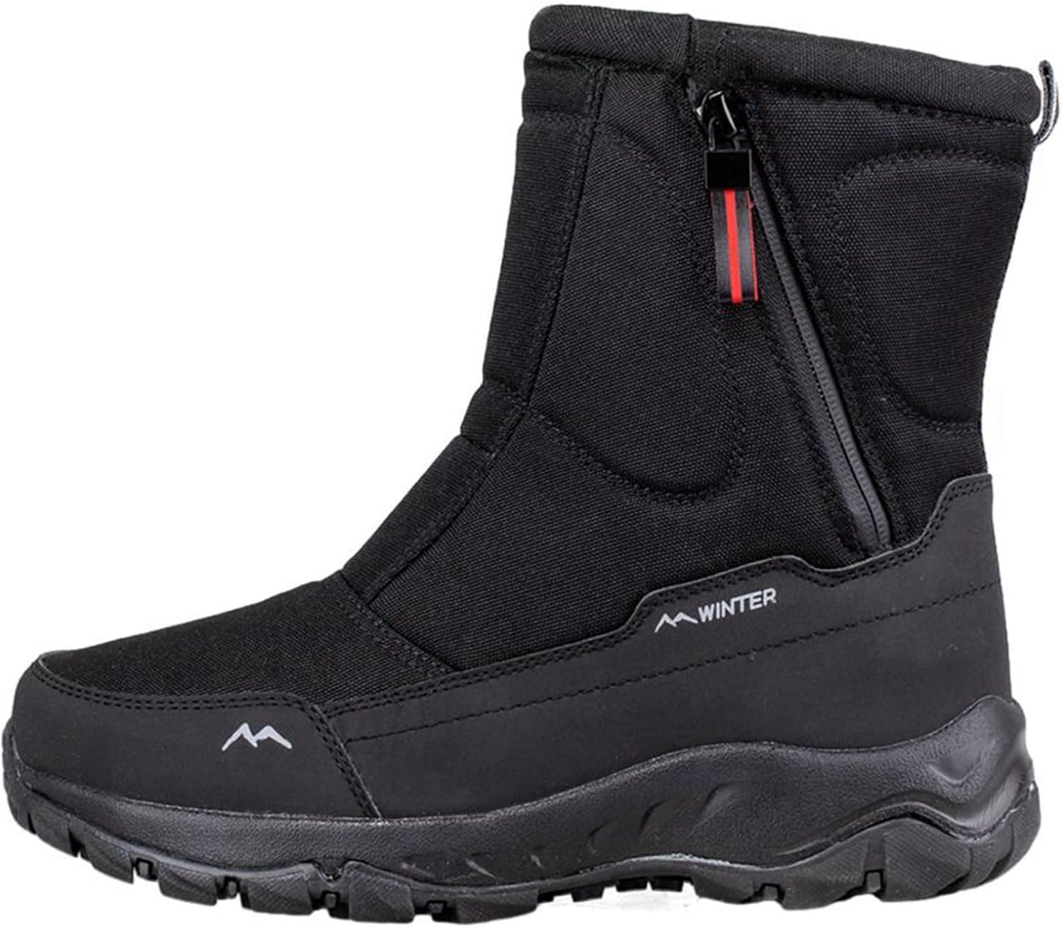 冬用 スノーブーツ トレッキングブーツ メンズ 裏起毛 登山靴 雪靴 大きいサイズ ...